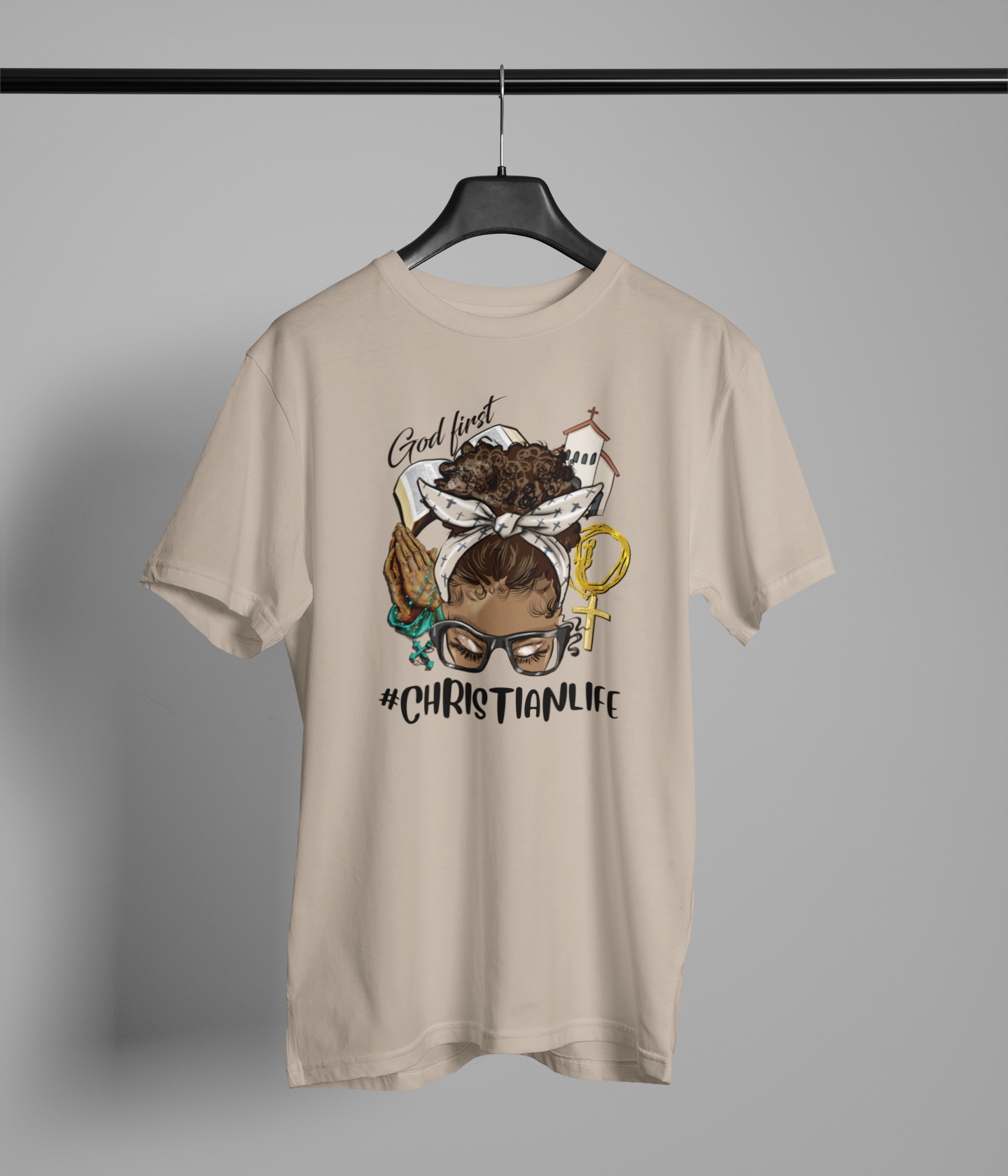 Christian Life T-Shirt - Chocolate