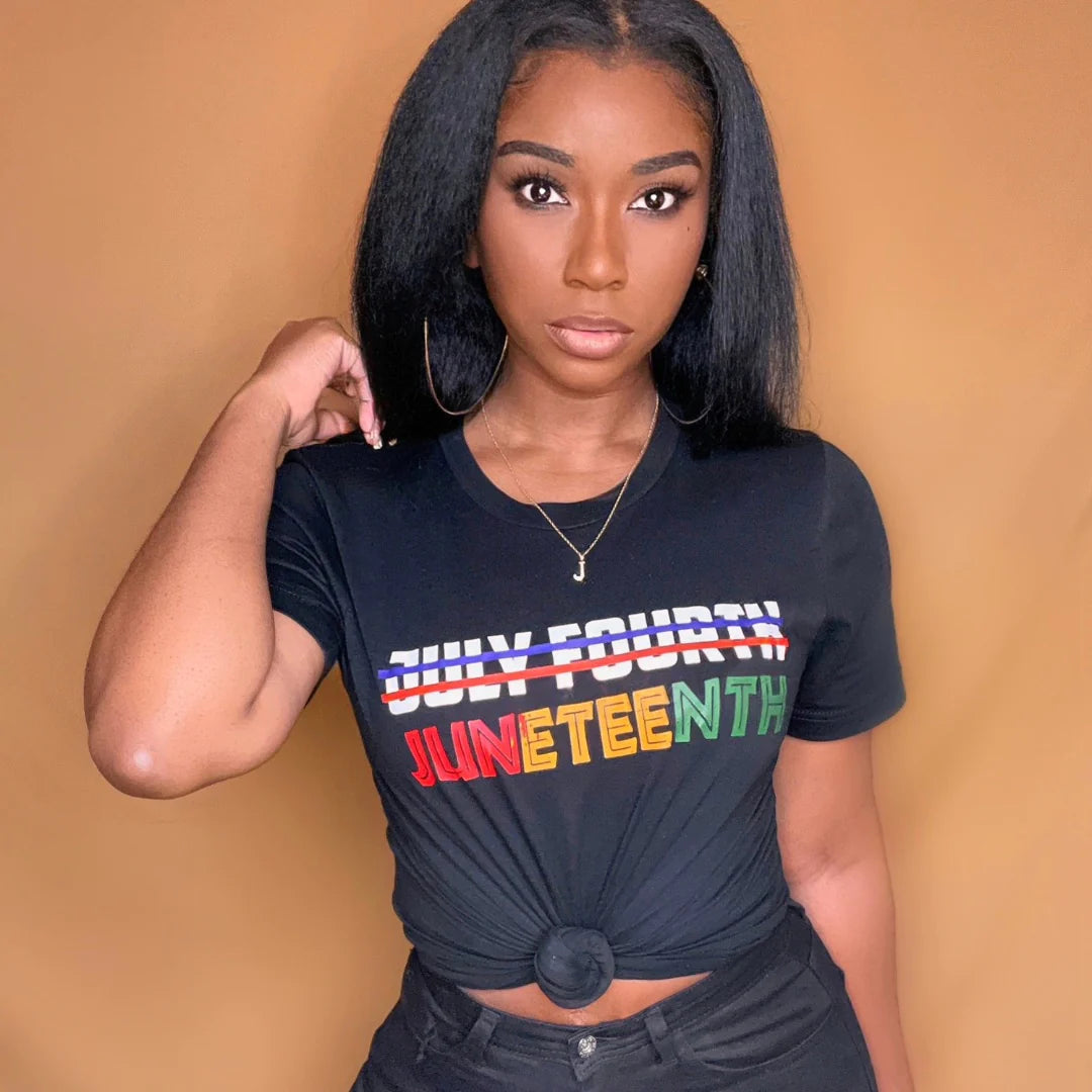 Juneteenth Not July 4th T-Shirt