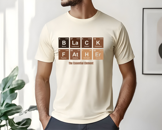 Black Father Element- T-Shirt