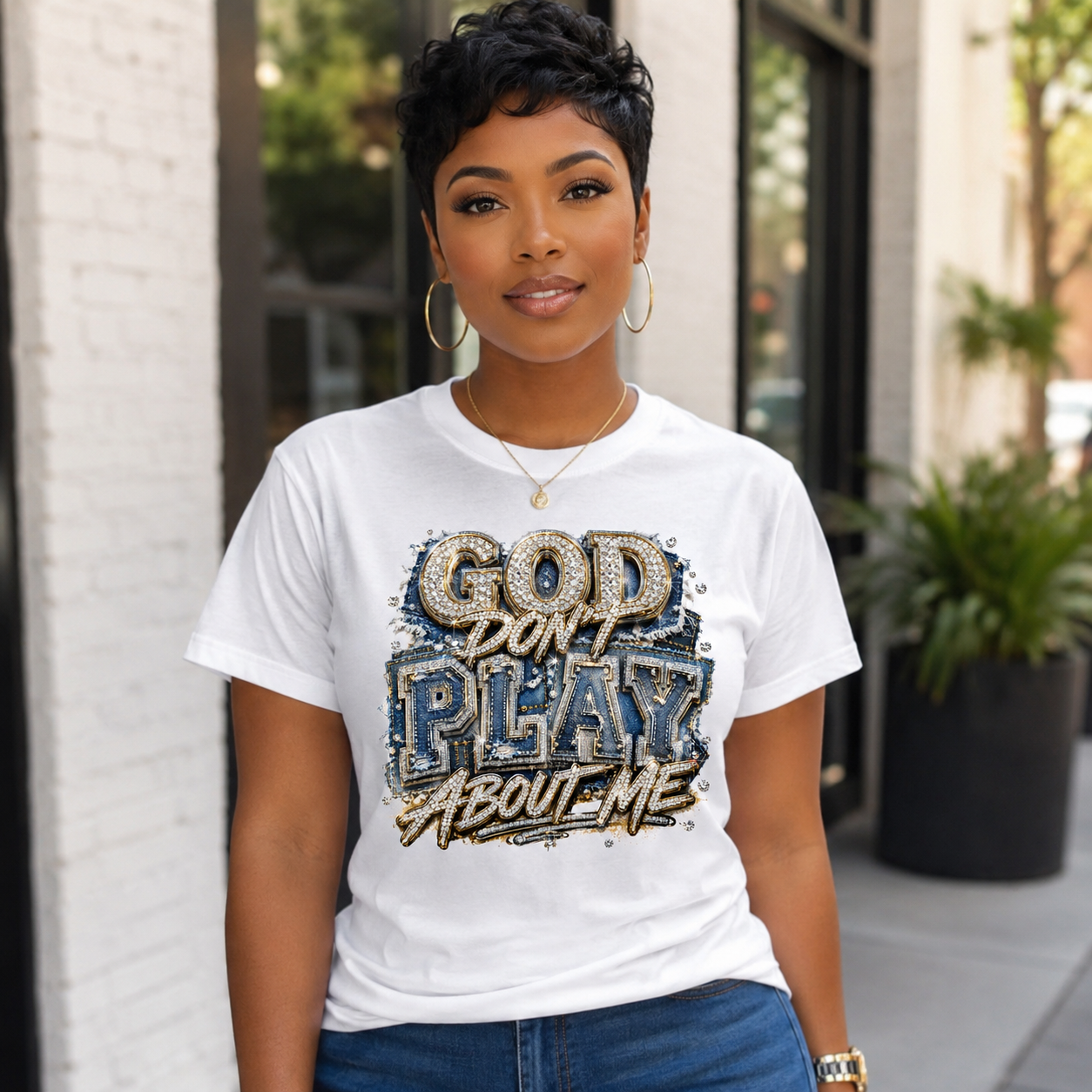 God Don't Play About Me - T-shirt