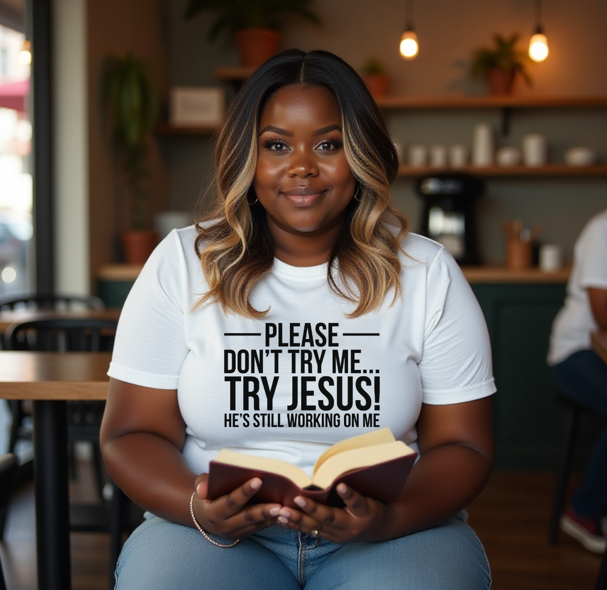 Please Don't Try Me - Try Jesus - T-Shirt