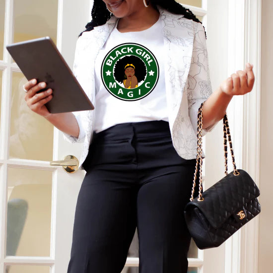 Black Girl Magic Green T-Shirt