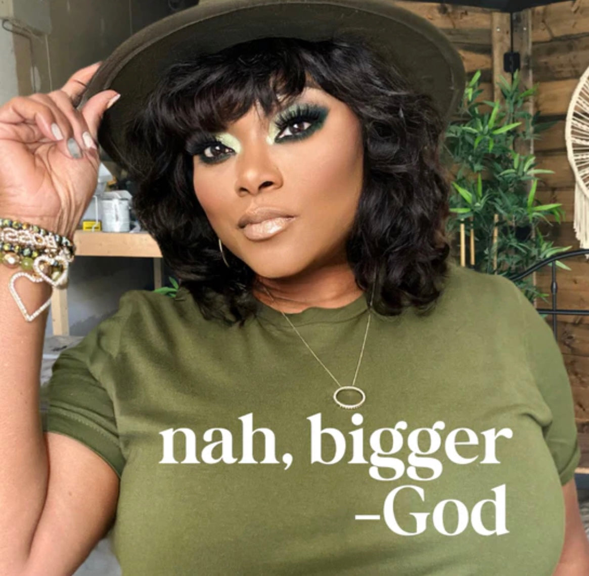 nah, bigger -God T-Shirt